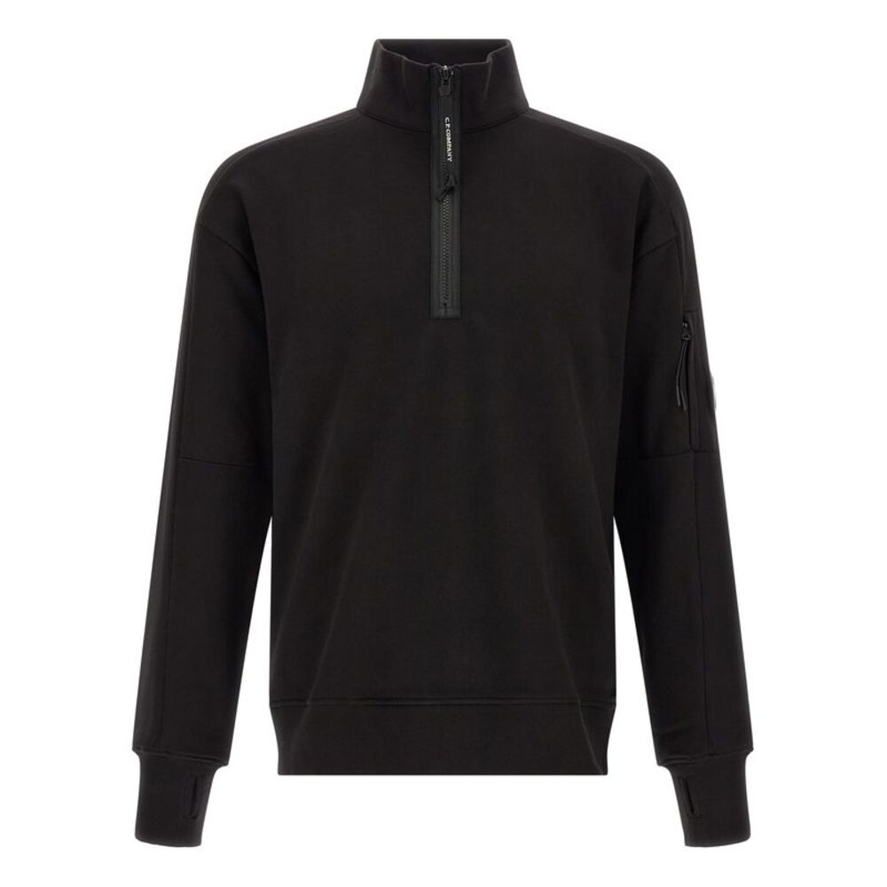 C.P. Company Men 'Diagonal Raised Fleece ' Sweatshirt And Lens Detail